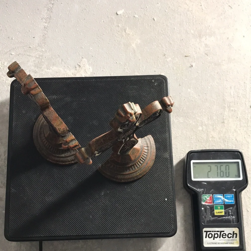 Cast iron Cross Book Stops - Picture 7 of 11